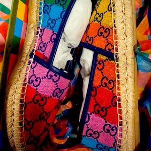 Gucci Multi Color Espadrilles size 39